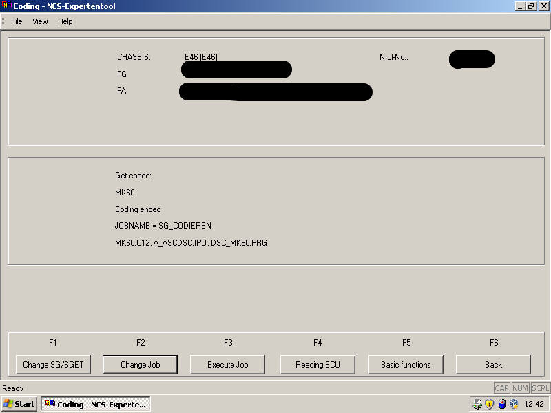 BMW E46 Type Pressure Monitoring Coding by INPA NCS Expert (14)