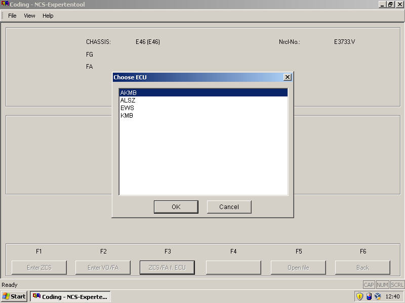 BMW E46 Type Pressure Monitoring Coding by INPA NCS Expert (4)