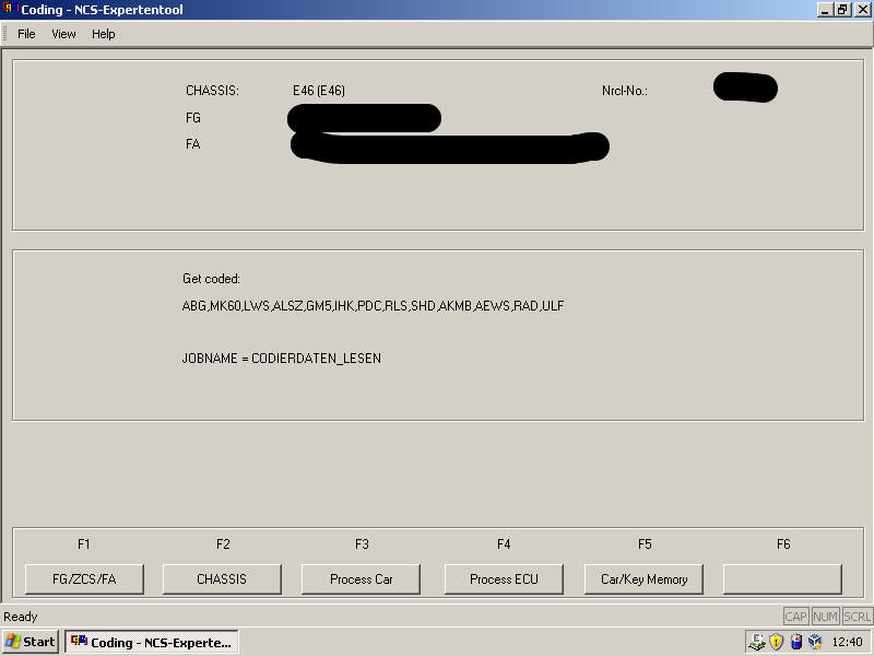 BMW E46 Type Pressure Monitoring Coding by INPA NCS Expert (5)