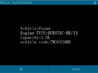 Europe Ford Focus Mileage Programming after Replacement by Launch X431 (2)