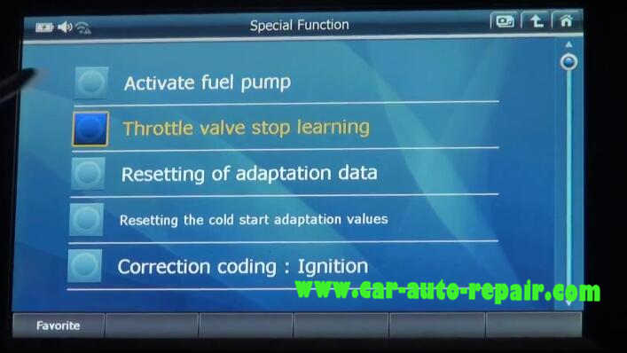 G-Scan2 benz throttle learning resetting the cold start adaptation value (3)