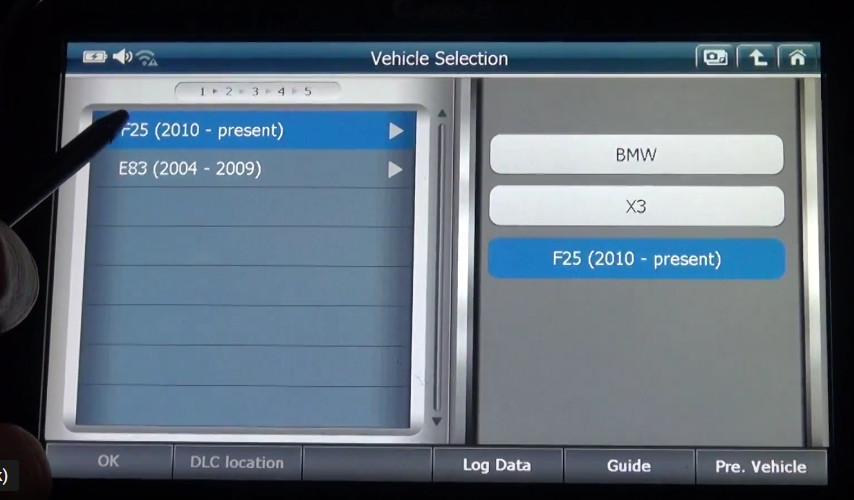 G-scan2 Perform Valvetronic Limit Position Function on BMW X3 F25 2013 (4)