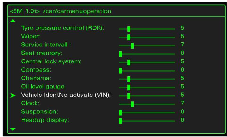 How to Active Show VIN Number in Audi MMI Menu (2)