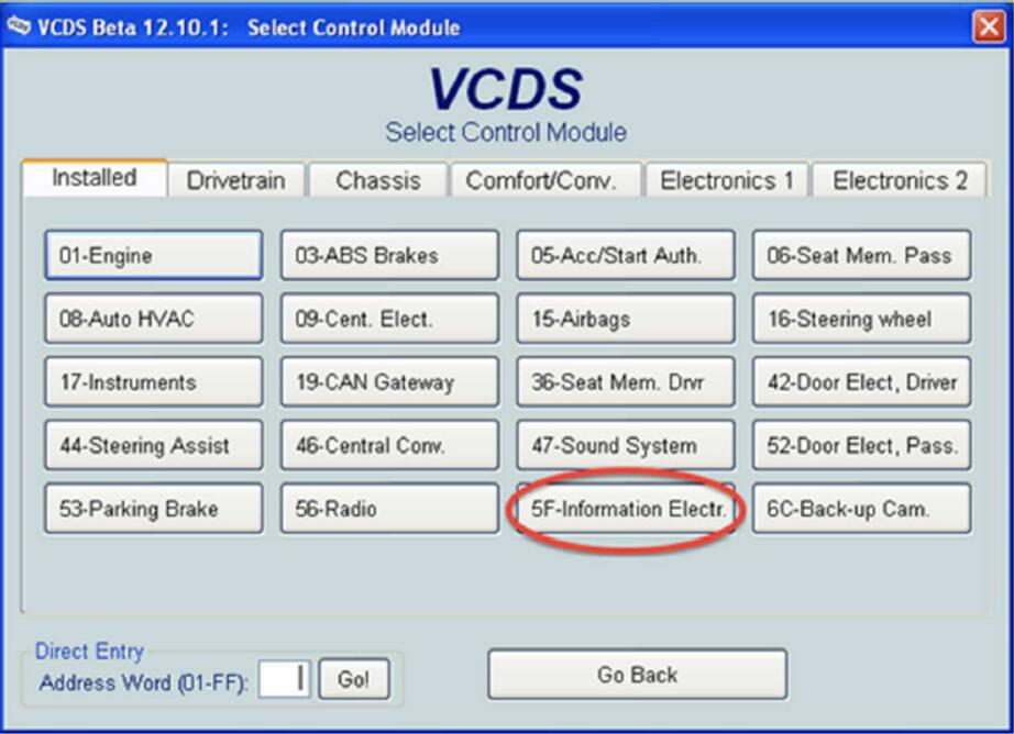 VCDS Solve Audi MMI 03623 - Invalid Security Release Code Error Massage (4)