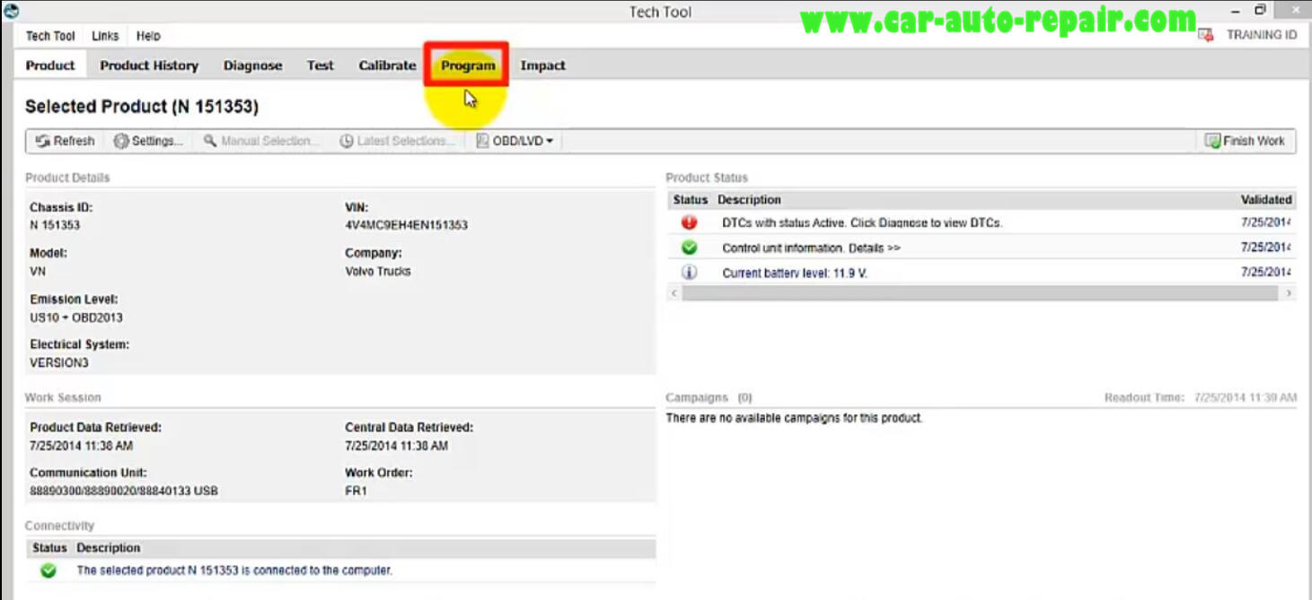 Volvo PTT Change Transmission Performance Mode (1)