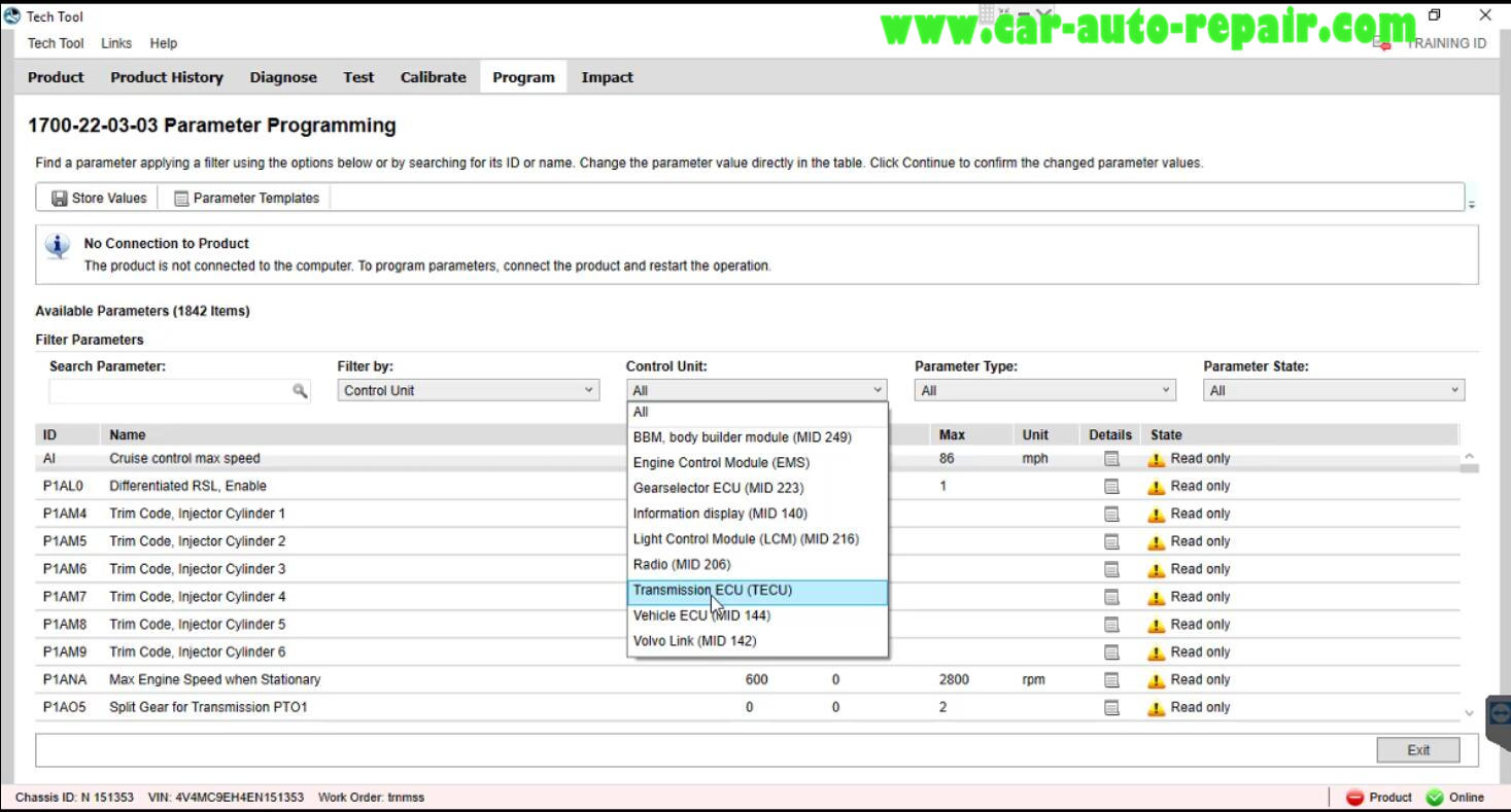 Volvo PTT Change Transmission Performance Mode (4)