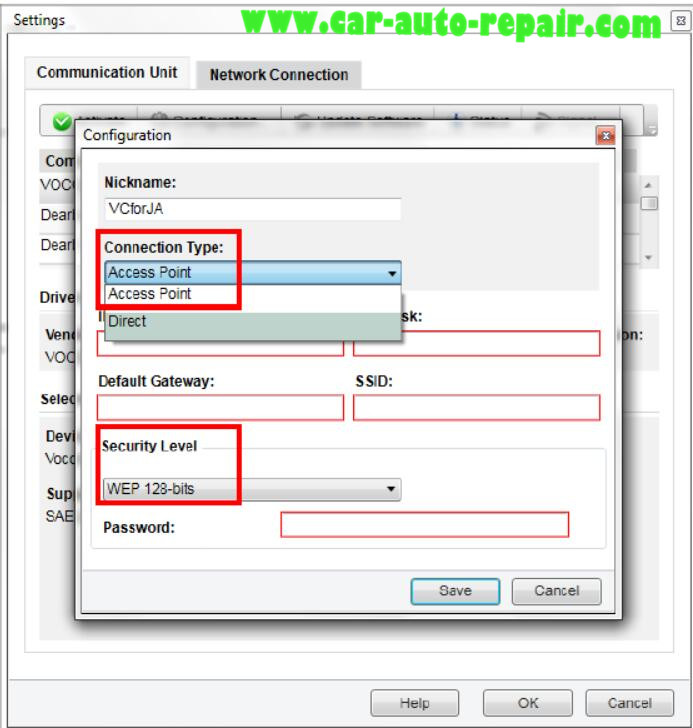 Volvo PTT Configure a VOCOM to WLAN Wireless Mode (6)