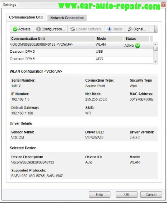 Volvo PTT Configure a VOCOM to WLAN Wireless Mode (9)