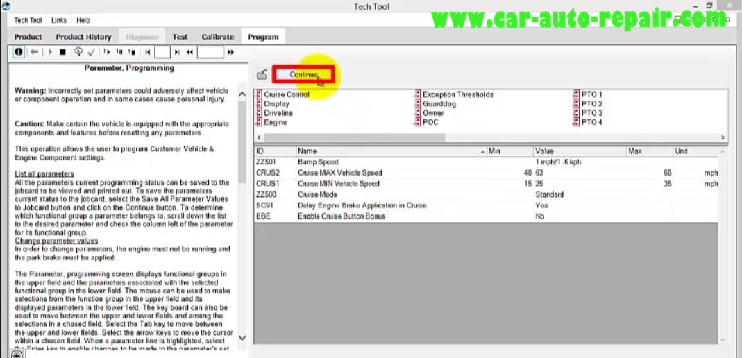 Volvo PTT Do Parameter Programming for Mack I II III (12)