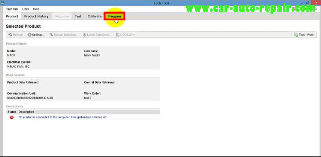 Volvo PTT Do Parameter Programming for Mack I II III (4)