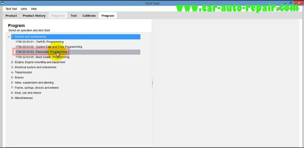 Volvo PTT Do Parameter Programming for Mack I II III (4)