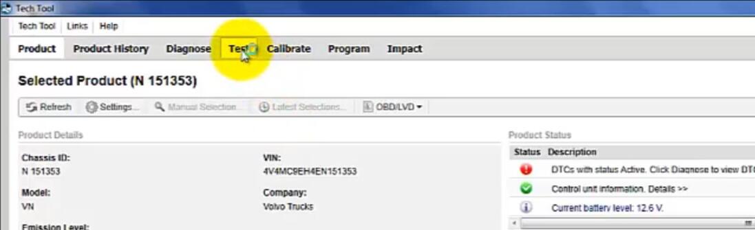 Volvo PTT Perform DPF Service Regeneration for 2017 Emission Vehicle (2)