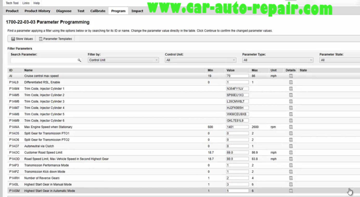 Volvo PTT Perform Newer Parameter Template Programming Guide (11)