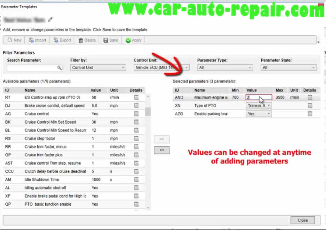 Volvo PTT Perform Newer Parameter Template Programming Guide (16)