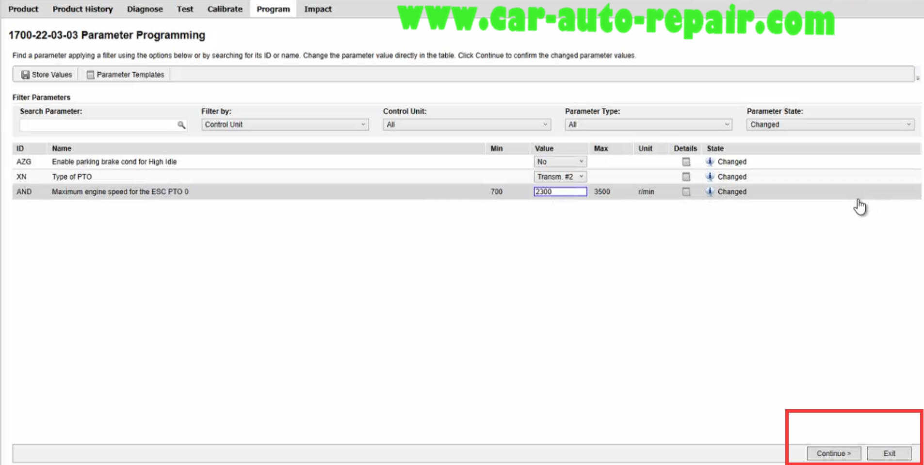 Volvo PTT Perform Newer Parameter Template Programming Guide (19)