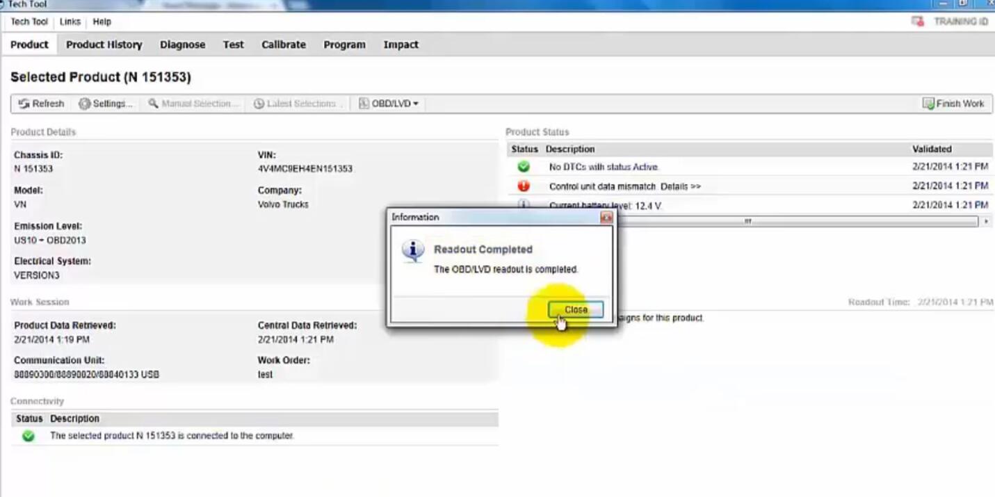 Volvo PTT Read Out OBDLVD Parameters (4)