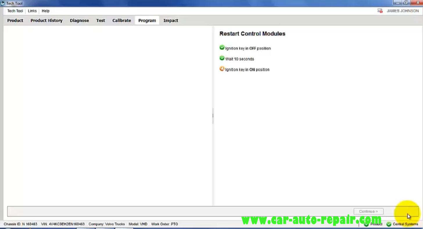 Volvo Premium Tech Tool Change Parameter P1AO5 (15)