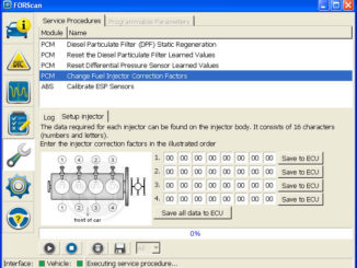 FORScan Configure Fuel Injectors on Duratorq HPCR Engine-3