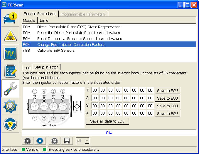 FORScan Configure Fuel Injectors on Duratorq HPCR Engine-3