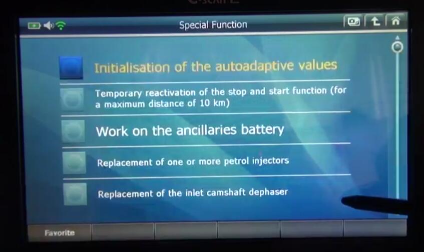 G-scan2 Initialize Adaptive Values for Citroen C3 2017 (6)