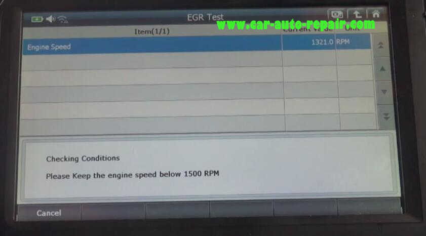 Gscan2 Perform EGR Test for Honda VEZEL Hybrid 2015 (10)