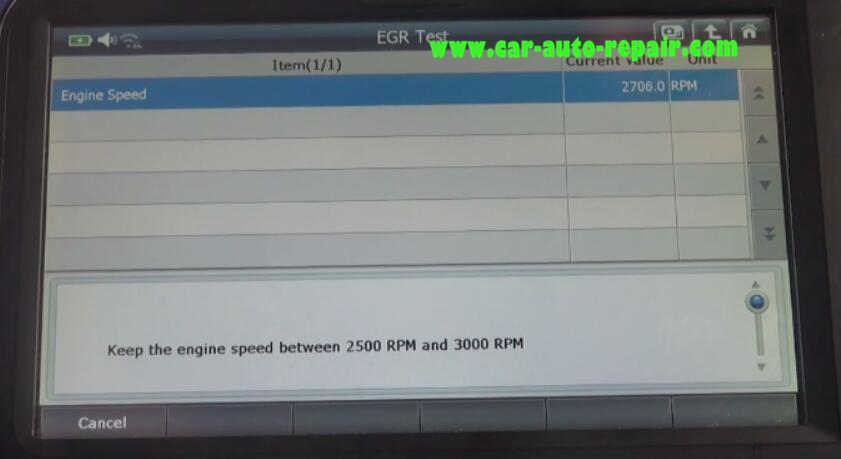 Gscan2 Perform EGR Test for Honda VEZEL Hybrid 2015 (14)