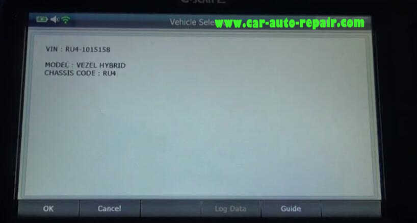 Gscan2 Perform EGR Test for Honda VEZEL Hybrid 2015 (3)