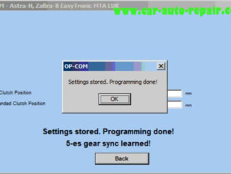 How to Use OPCOM to Adjust Clutch & Gear Adaptation Easytronic (10)