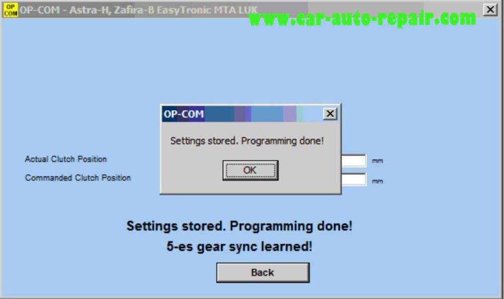 How to Use OPCOM to Adjust Clutch & Gear Adaptation Easytronic (10)