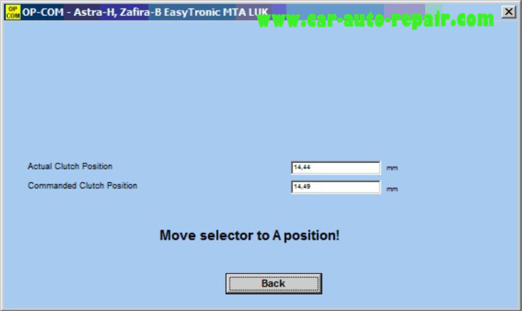 How to Use OPCOM to Adjust Clutch & Gear Adaptation Easytronic (3)