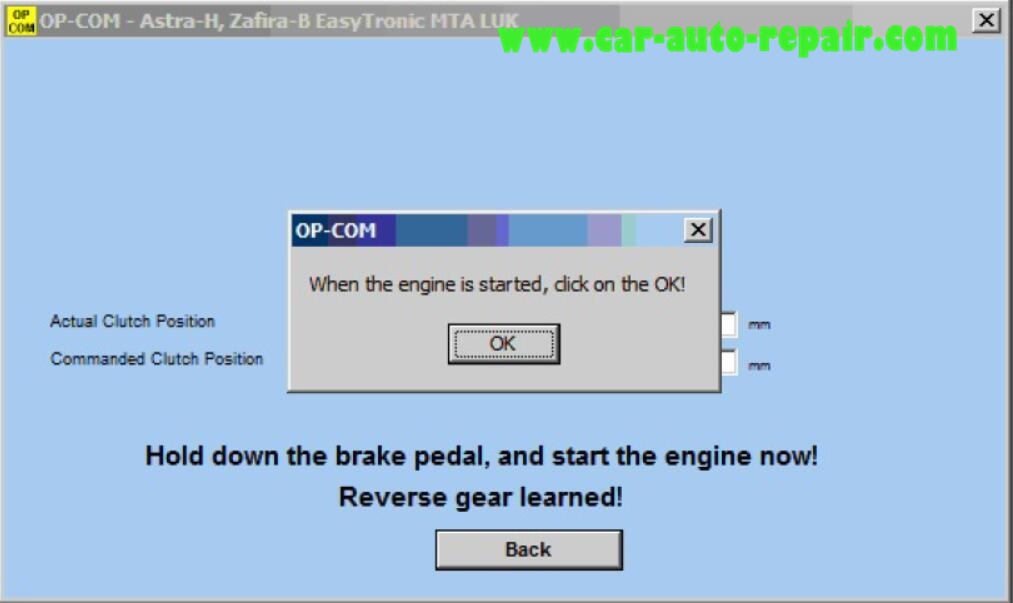 How to Use OPCOM to Adjust Clutch & Gear Adaptation Easytronic (8)