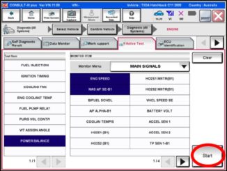 Nissan Consult 3 Plus Active Engine Cylinder Power Balance Test (4)