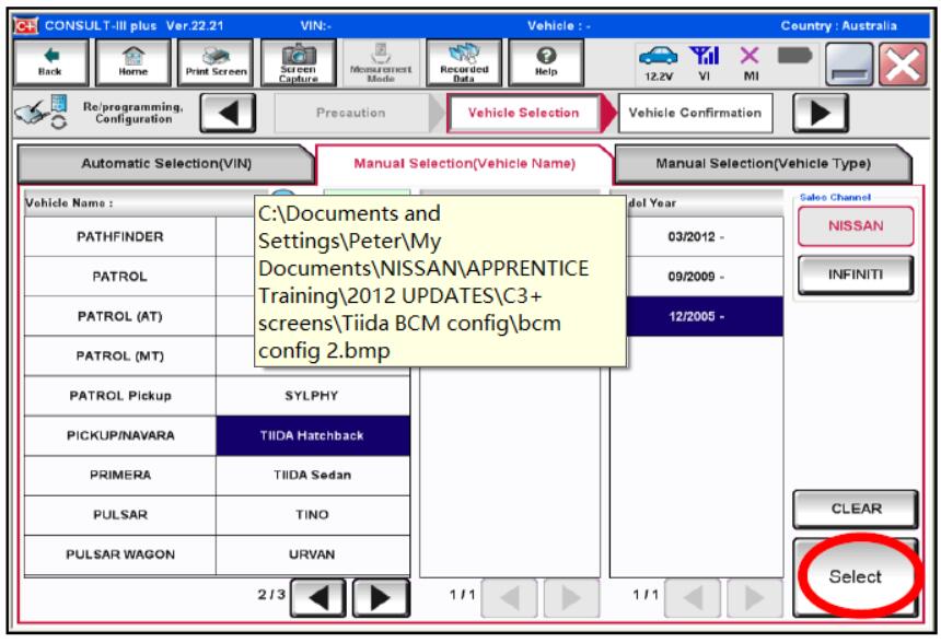 Nissan Consult 3 Plus BCM Configuration Guide (3)