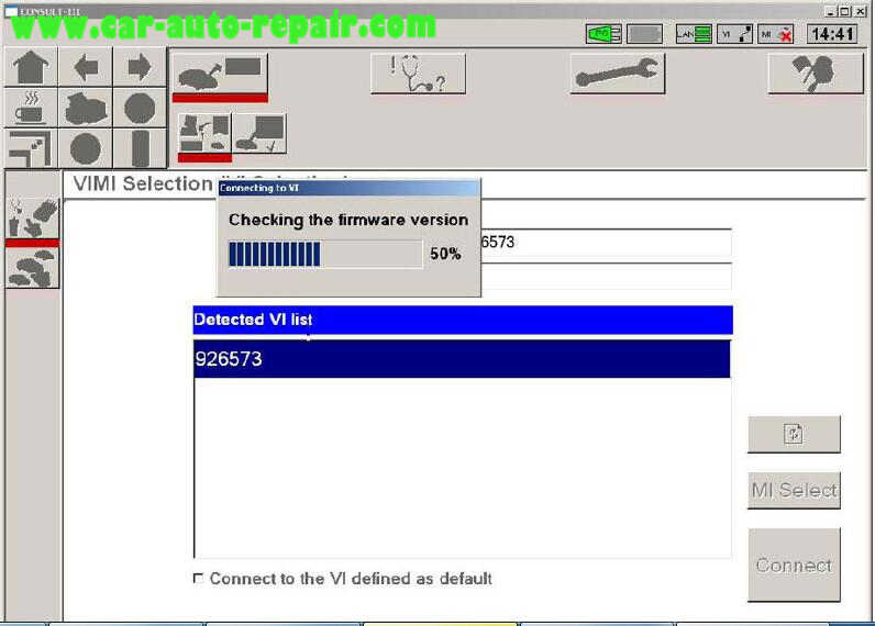 Nissan Consult 3 Plus Diagnos Read DTCs for Infiniti FX3545 2003 (10)