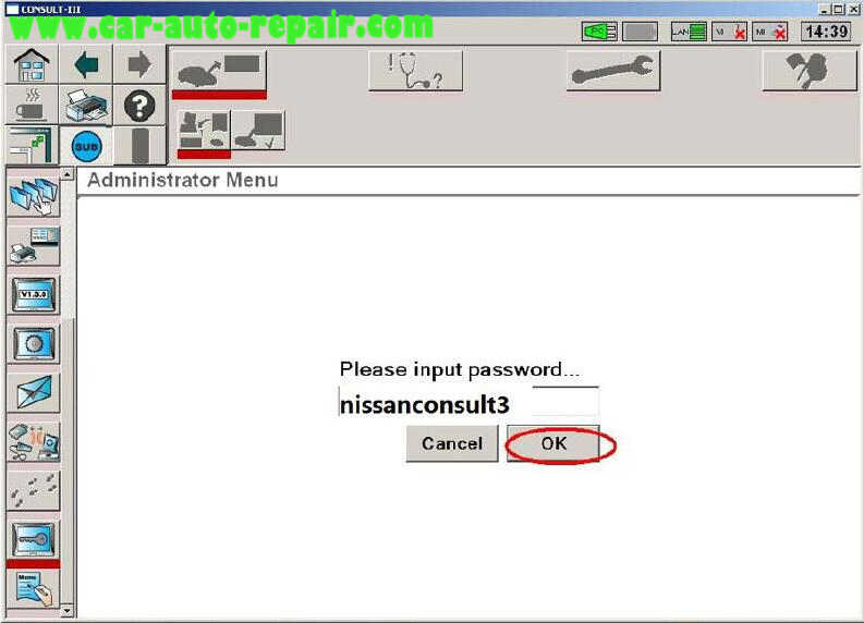 Nissan Consult 3 Plus Diagnos Read DTCs for Infiniti FX3545 2003 (5)