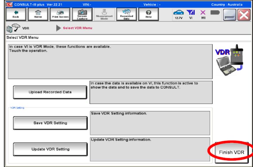 Nissan Consult 3 Plus VDR Setting Guide (13)