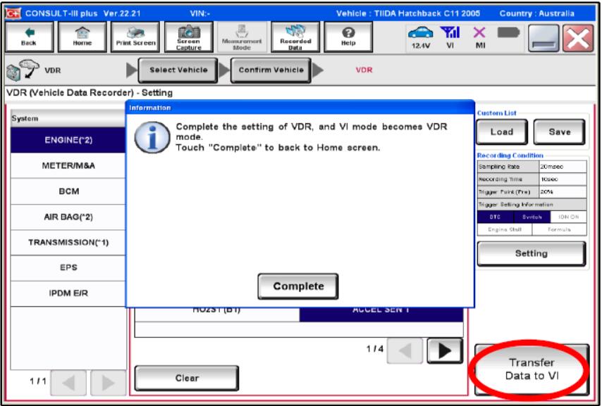 Nissan Consult 3 Plus VDR Setting Guide (7)