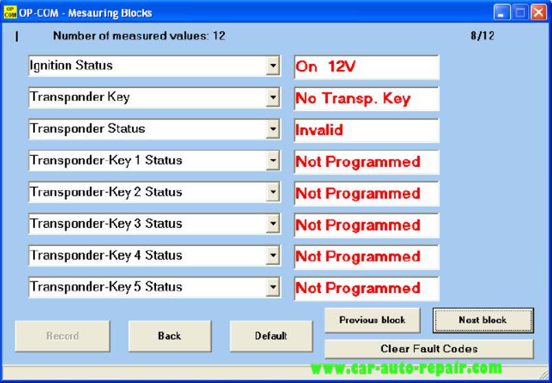 OPCOM Program Immobilizer Keys for Opel Guide (22)