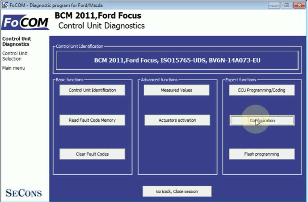 FCOM BCM Trailer Hitch Type Configuration for Ford Focus 2011 (6)