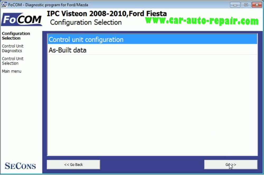 FCOM Coding Ford Fiesta 2010 Instrument Display KM to Miles (3)