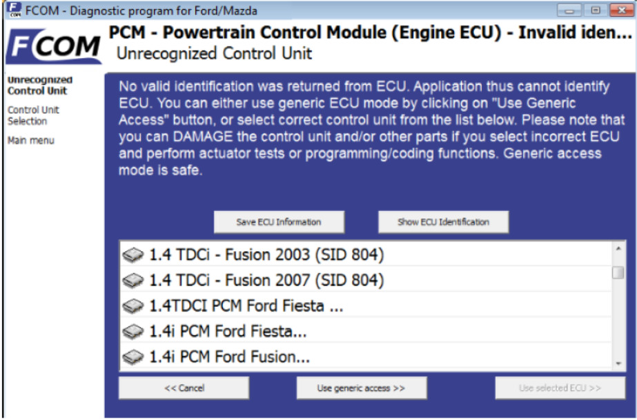 How to Use FCOM Diagnose Vehicles (9)