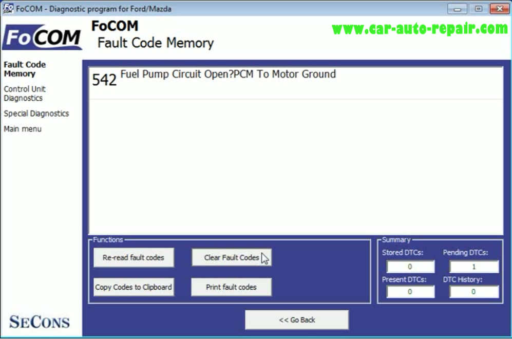 How to Use FCOM to Diagnose for Old Ford Mondeo 1993 (10)