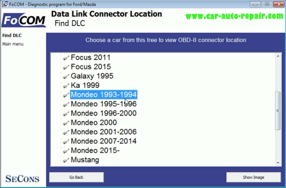 How to Use FCOM to Diagnose for Old Ford Mondeo 1993 (3)
