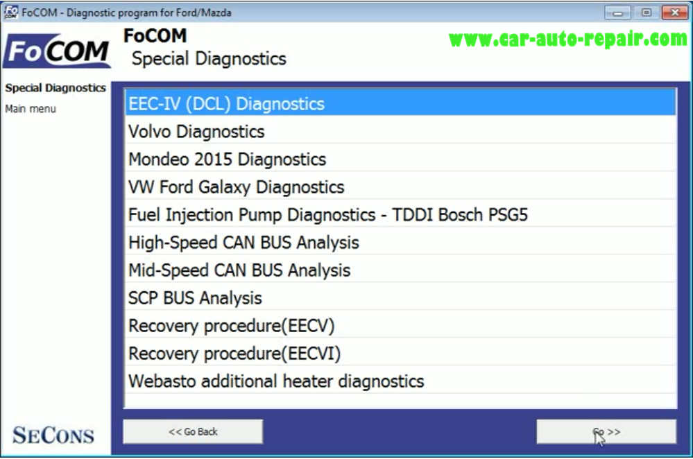 How to Use FCOM to Diagnose for Old Ford Mondeo 1993 (6)
