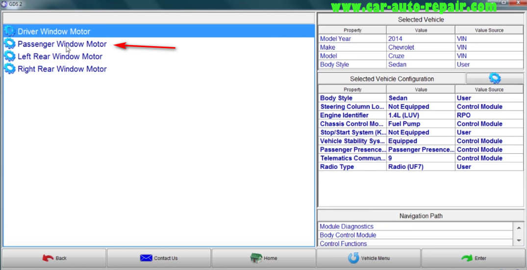 How to Use GM GDS2 Perform Bi-directional Controls (14)