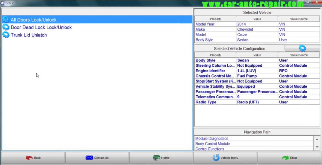 How to Use GM GDS2 Perform Bi-directional Controls (19)