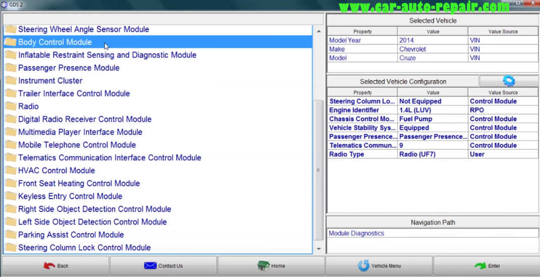 How to Use GM GDS2 Perform Bi-directional Controls (4)