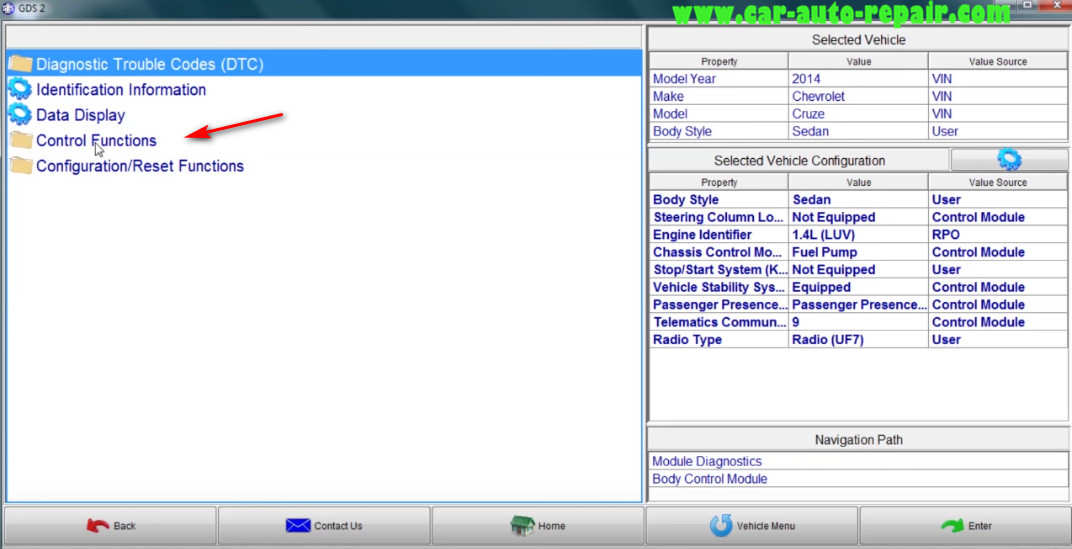 How to Use GM GDS2 Perform Bi-directional Controls (7)