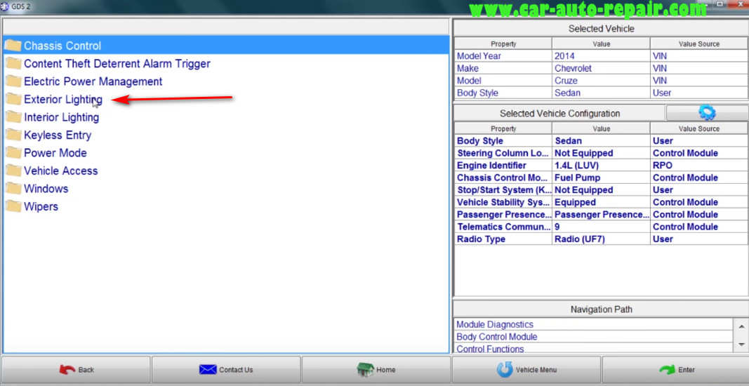 How to Use GM GDS2 Perform Bi-directional Controls (8)