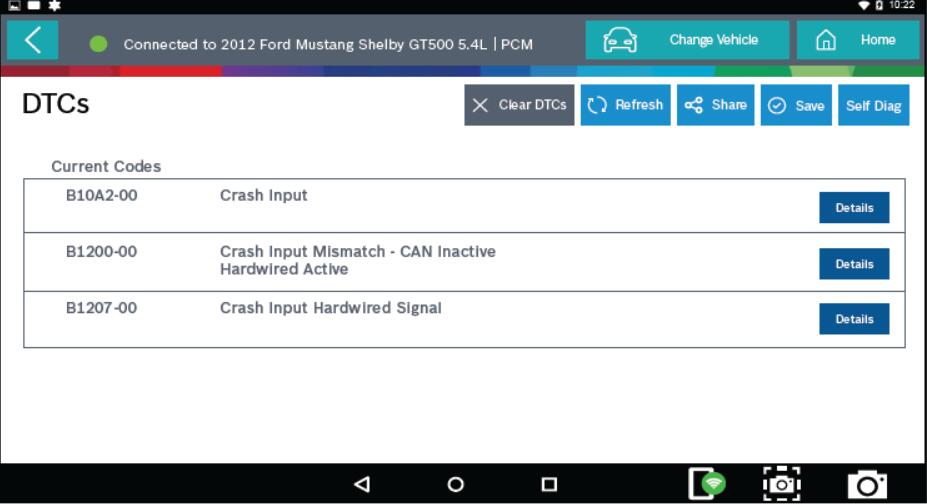 Bosch ADS 625 Read & Clear Fault Diagnostic Code for Ford Mustang 2012 (4)